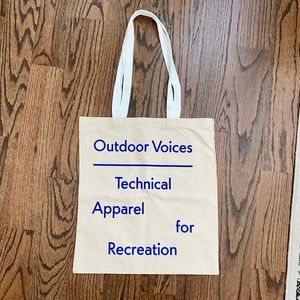 Outdoor Voices Canvas Tote Bag